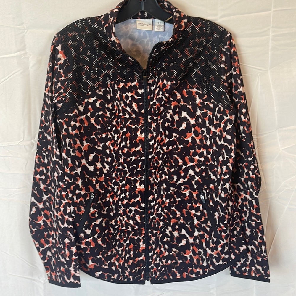 Zenergy by Chicos neema vivid animal print jacket